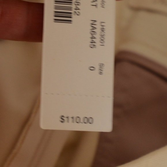 J Crew No2 Pencil Skirt Off White Stretch Womens Size 0 New - Picture 11 of 13